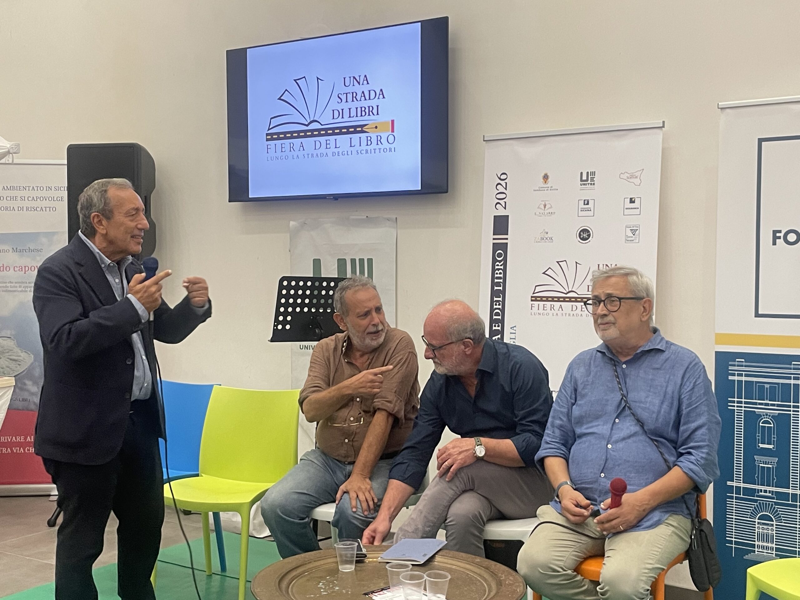Giosuè Calaciura Francesco Terracina e Gian Mauro Costa